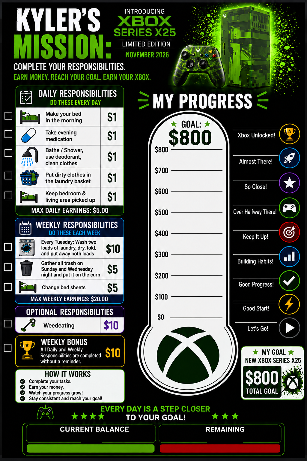 Kyler Xbox Mission poster
